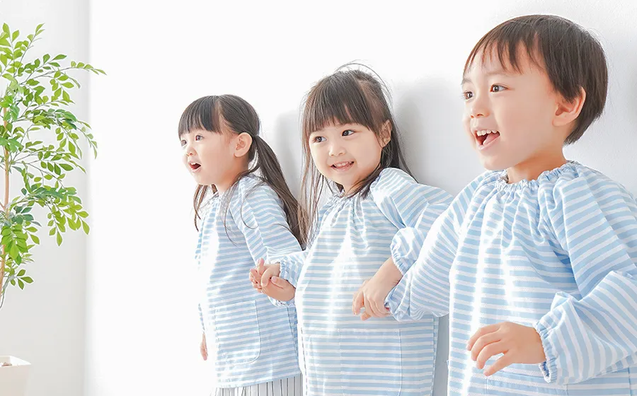 写真:笑顔の子供達